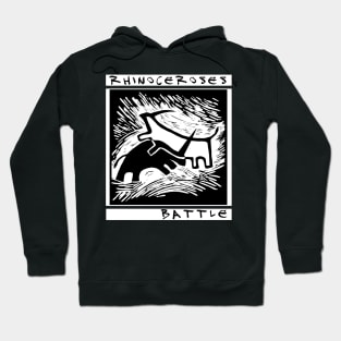 battle of the rhinos Hoodie